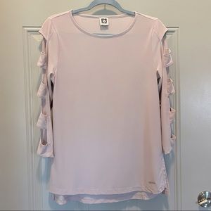Anne Klein Cut-out sleeve top